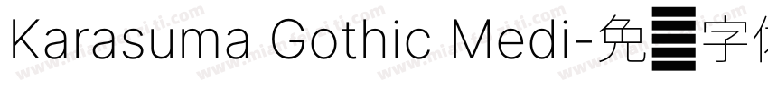 Karasuma Gothic Medi字体转换